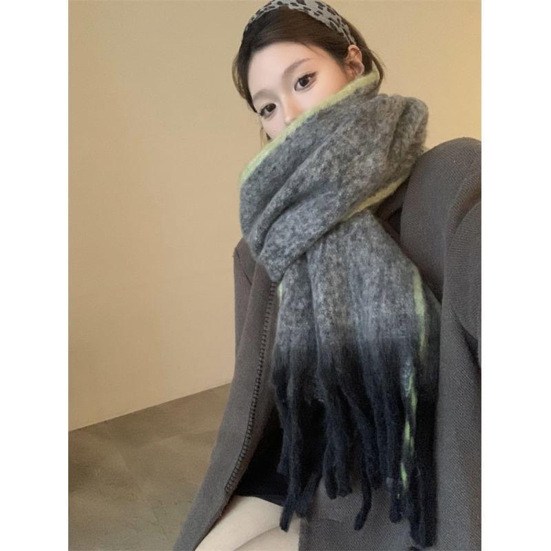 Gradient Fringe Scarf Product Image