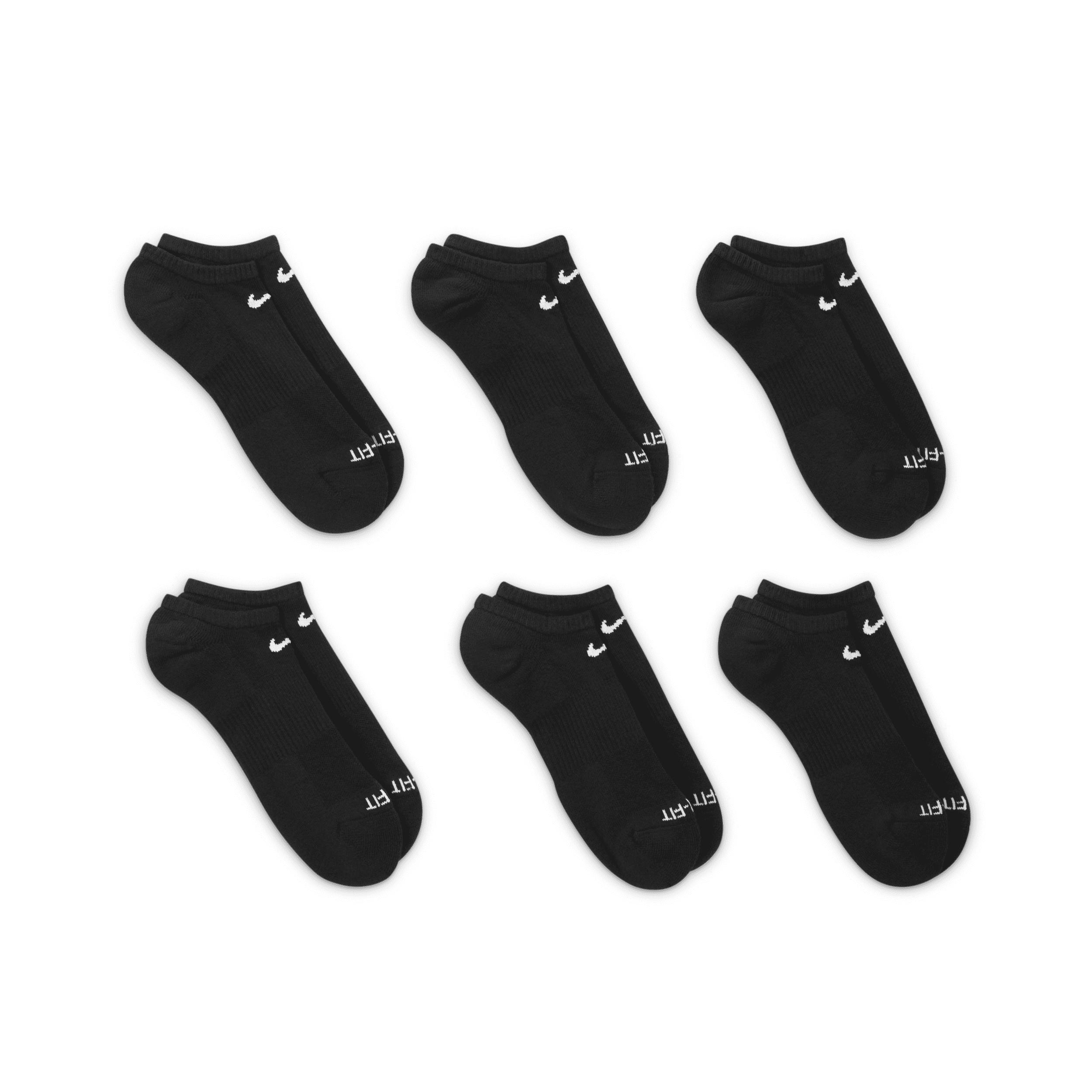 Nike Mens Nike 6 Pack Dri-FIT Plus No Show Socks - Mens Product Image