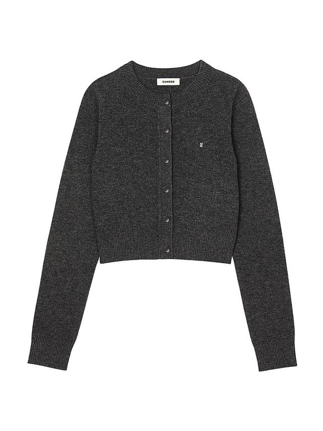 Womens Wool and Cashmere Cardigan Product Image