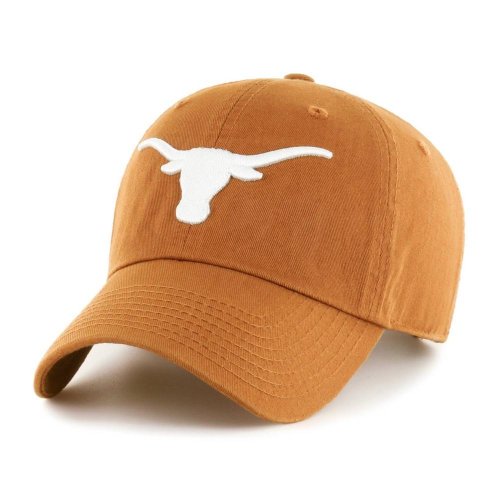 NCAA Texas Longhorns Mens Clean Up Fabric Washed Relaxed Fix Hat Product Image