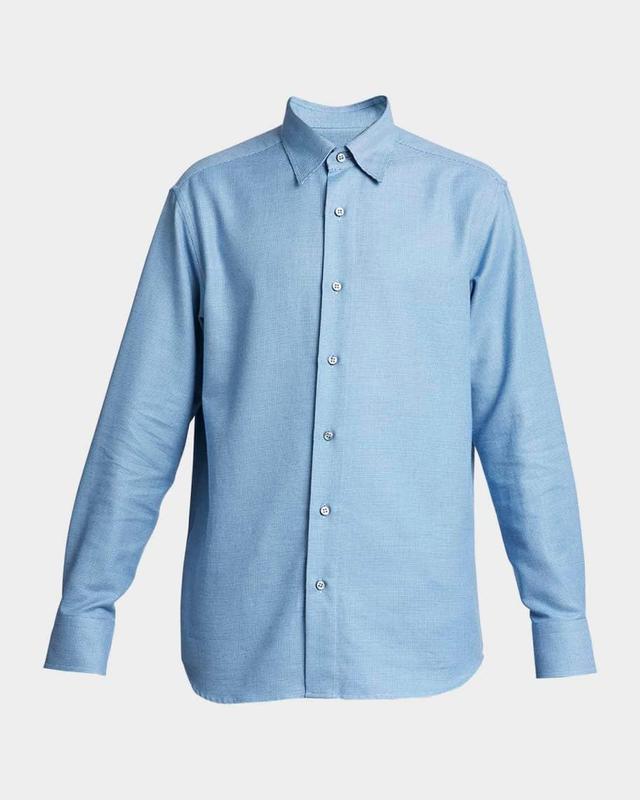 Men's Micro-Stripe Sport Shirt Product Image