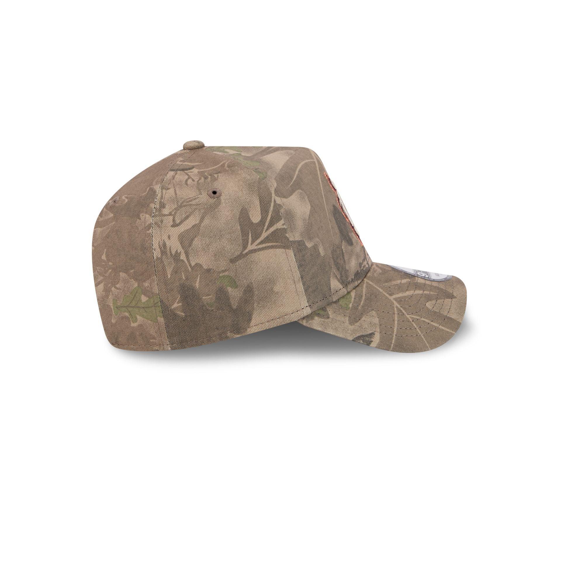 Detroit Tigers Leaf Camo 9FORTY A-Frame Snapback Hat Male Product Image