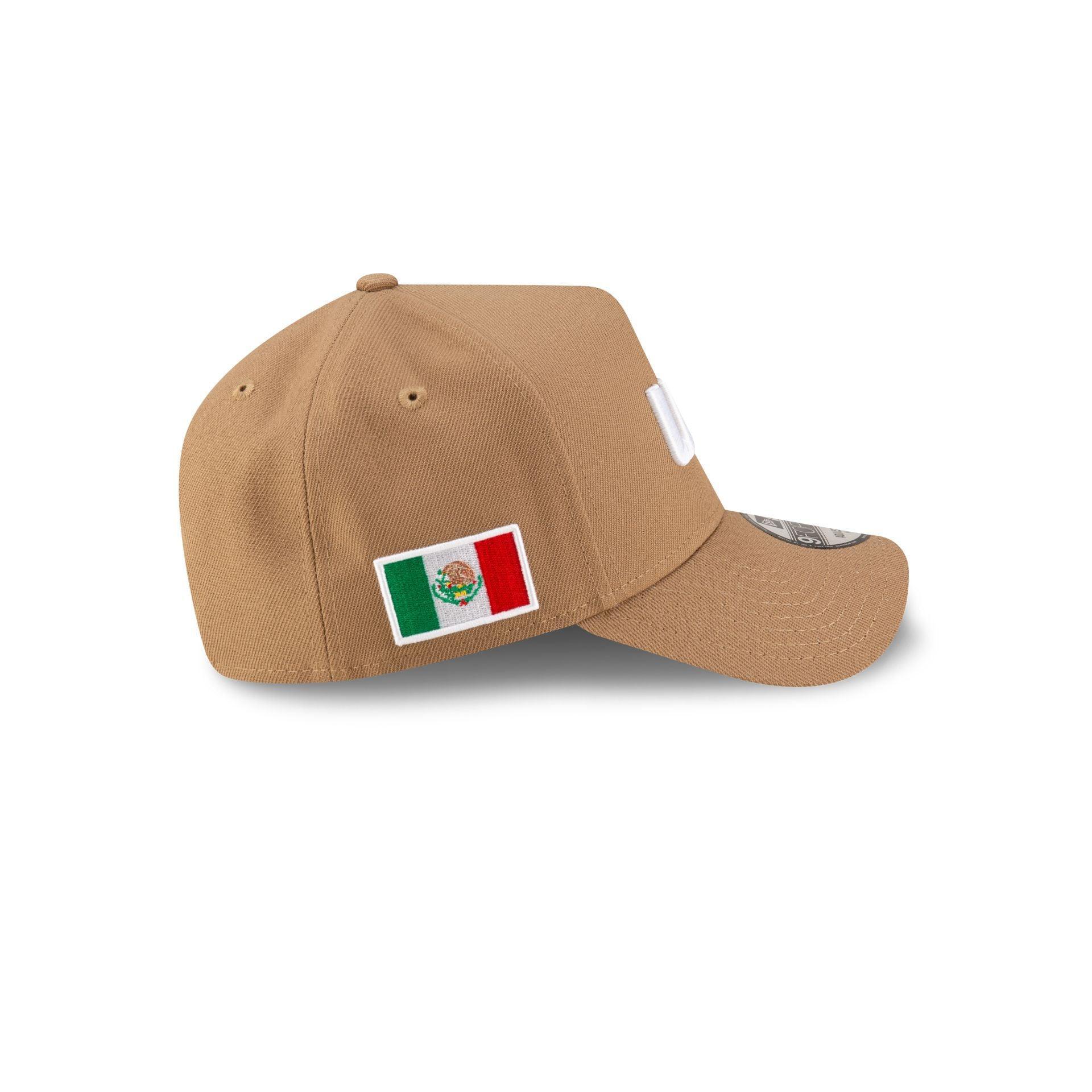 UFC Mexico Khaki 9FORTY A-Frame Snapback Hat Male Product Image