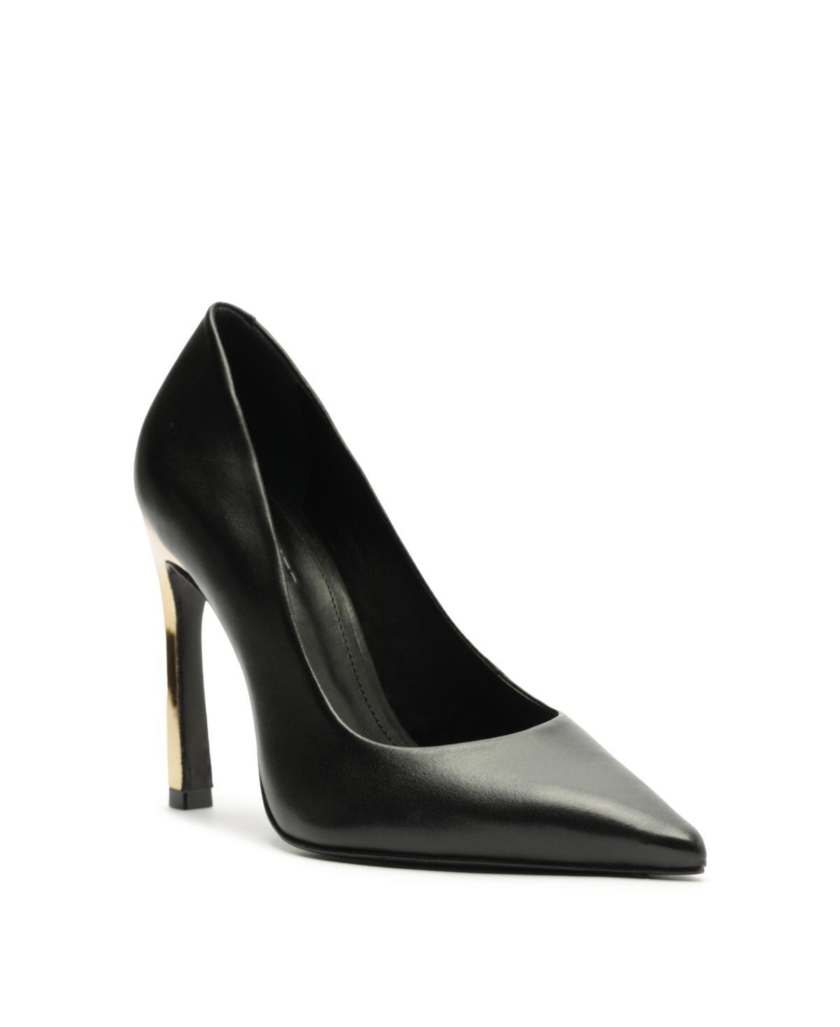 Schutz Womens Lou Curve High Stiletto Heel Pumps Product Image