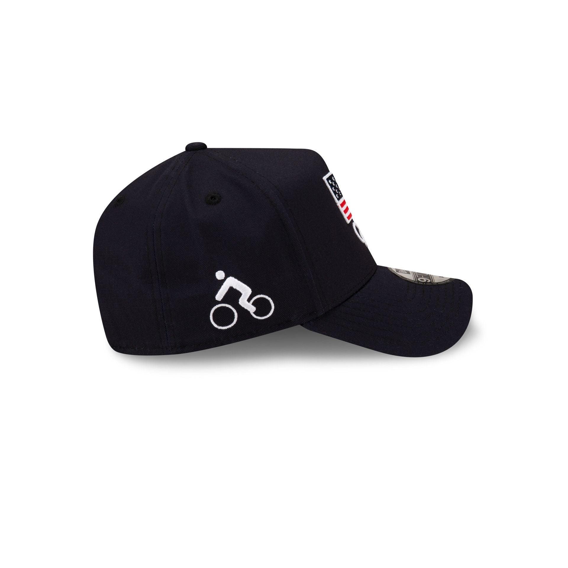 Team USA Rugby Navy 9FORTY A-Frame Snapback Hat Male Product Image