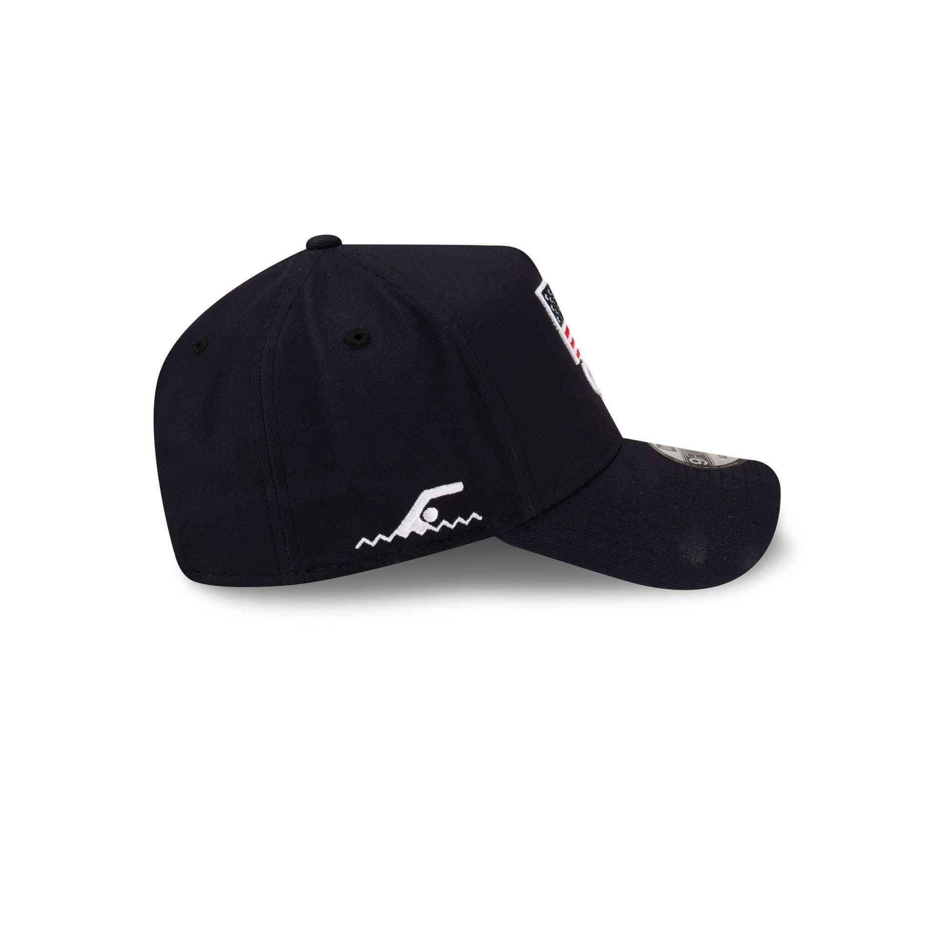 Team USA Rugby Navy 9FORTY A-Frame Snapback Hat Male Product Image