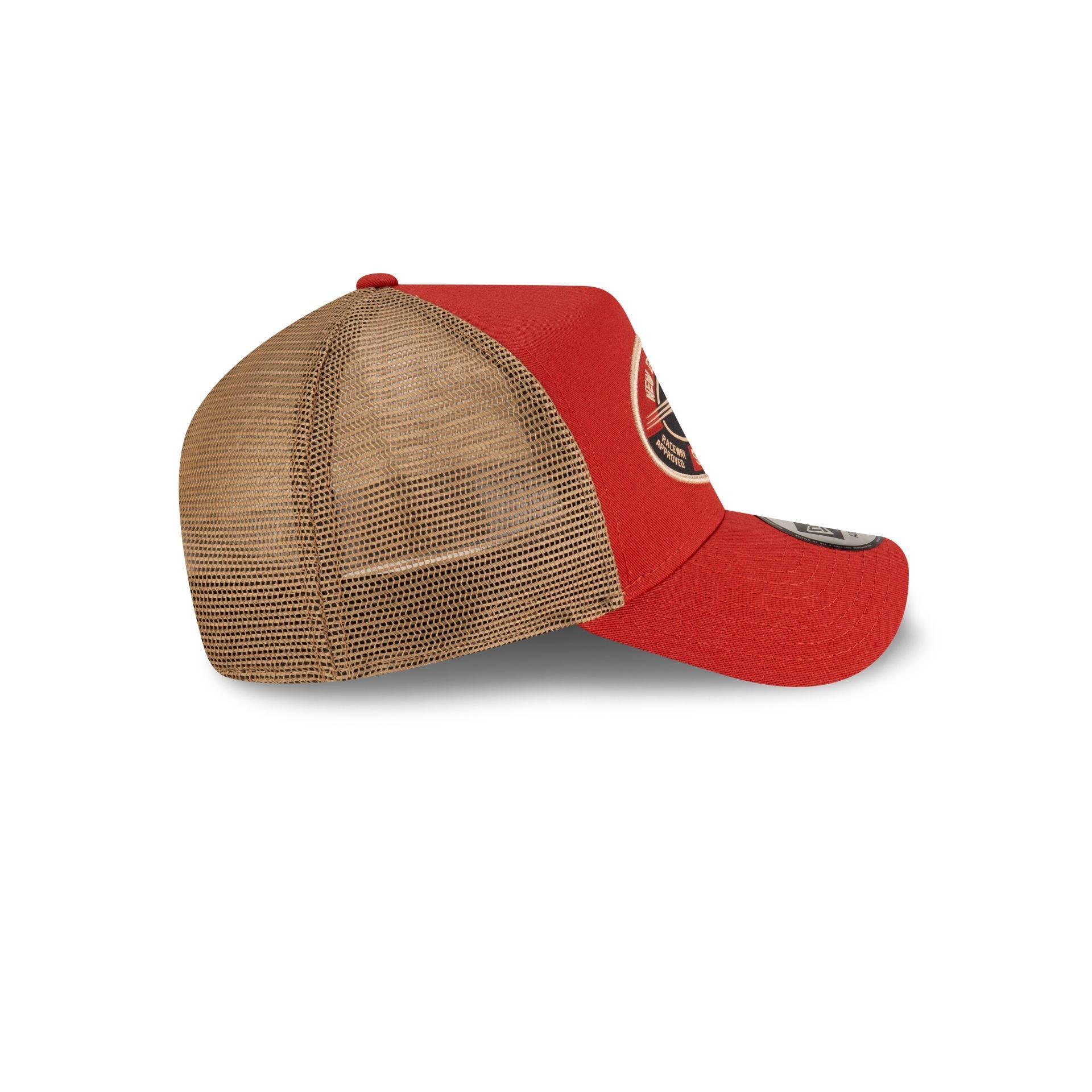 New Era Cap Red Hot Rod 9FORTY A-Frame Trucker Hat Male Product Image