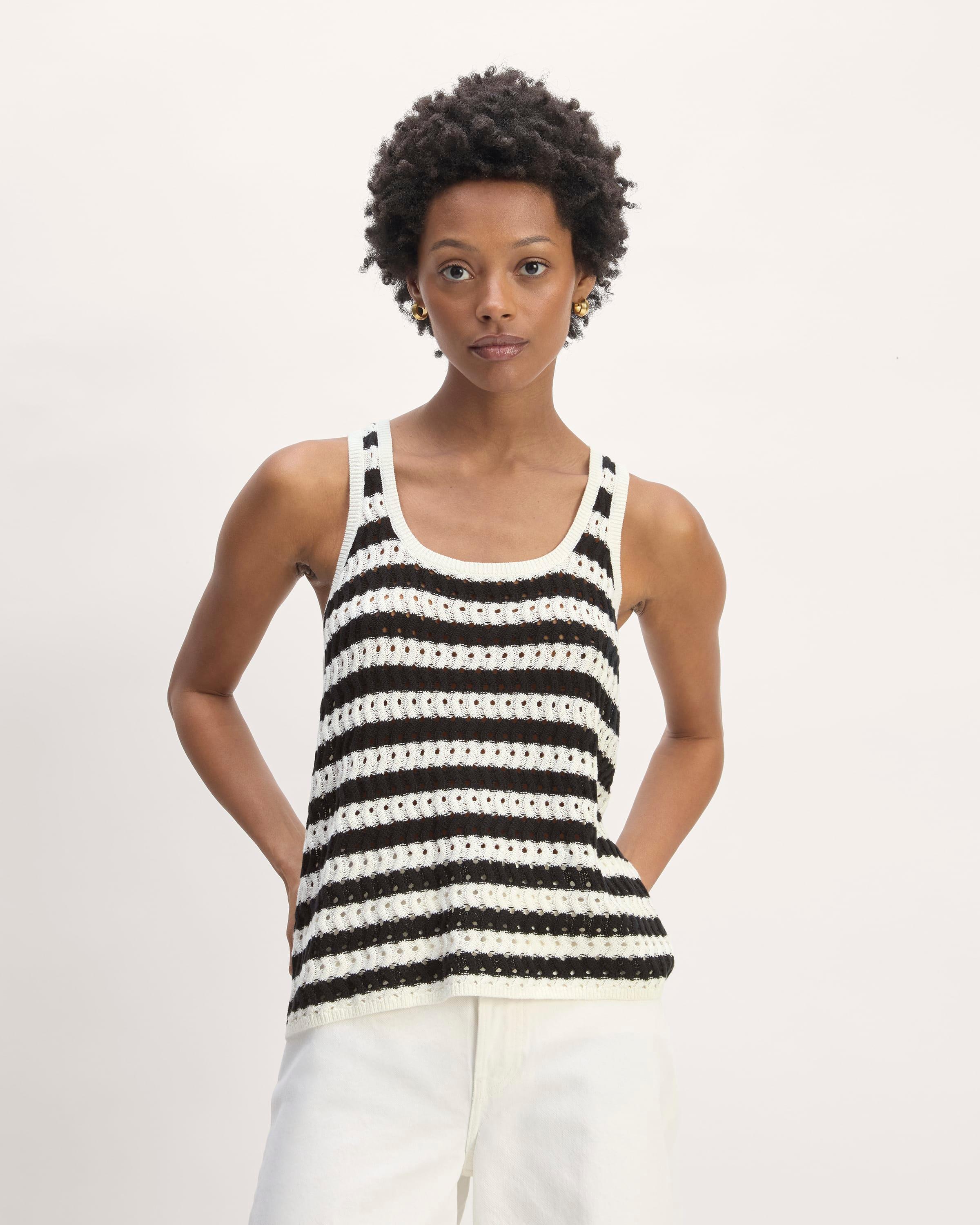 The Crochet Knit Tank Product Image