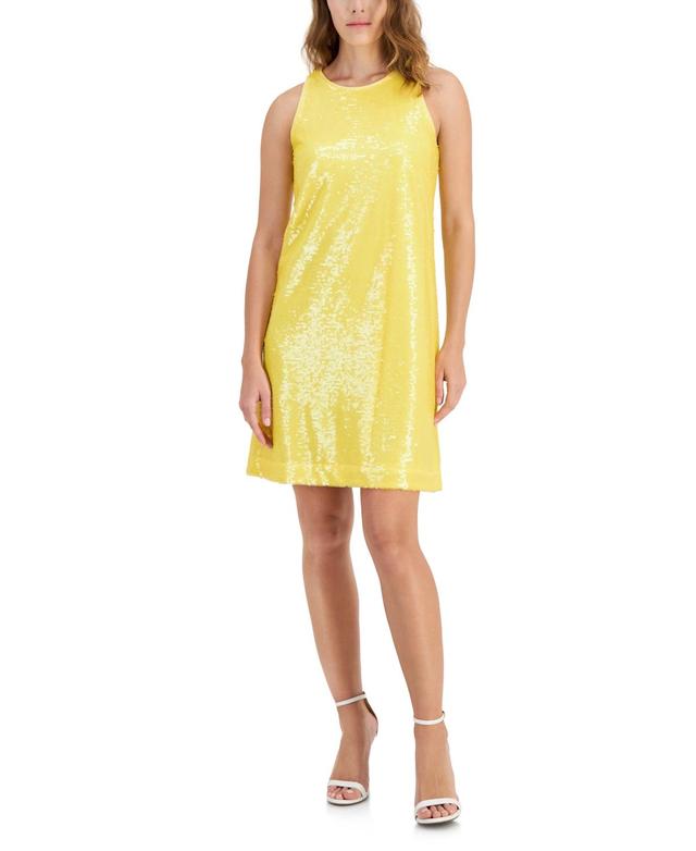 Women's Sleeveless Sequin Shift Dress  Product Image