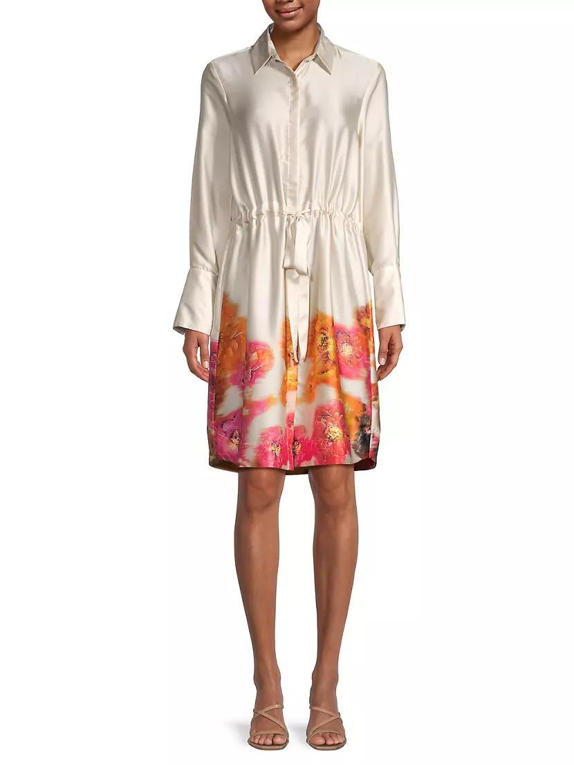 Nakita Floral Satin Dress Product Image