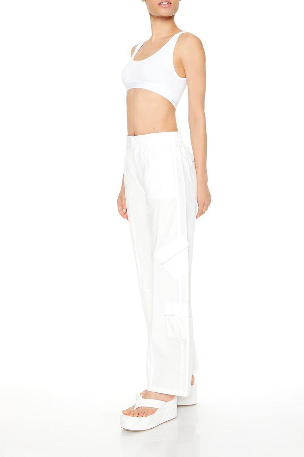 Mid-Rise Straight-Leg Cargo Pants | Forever 21 Product Image