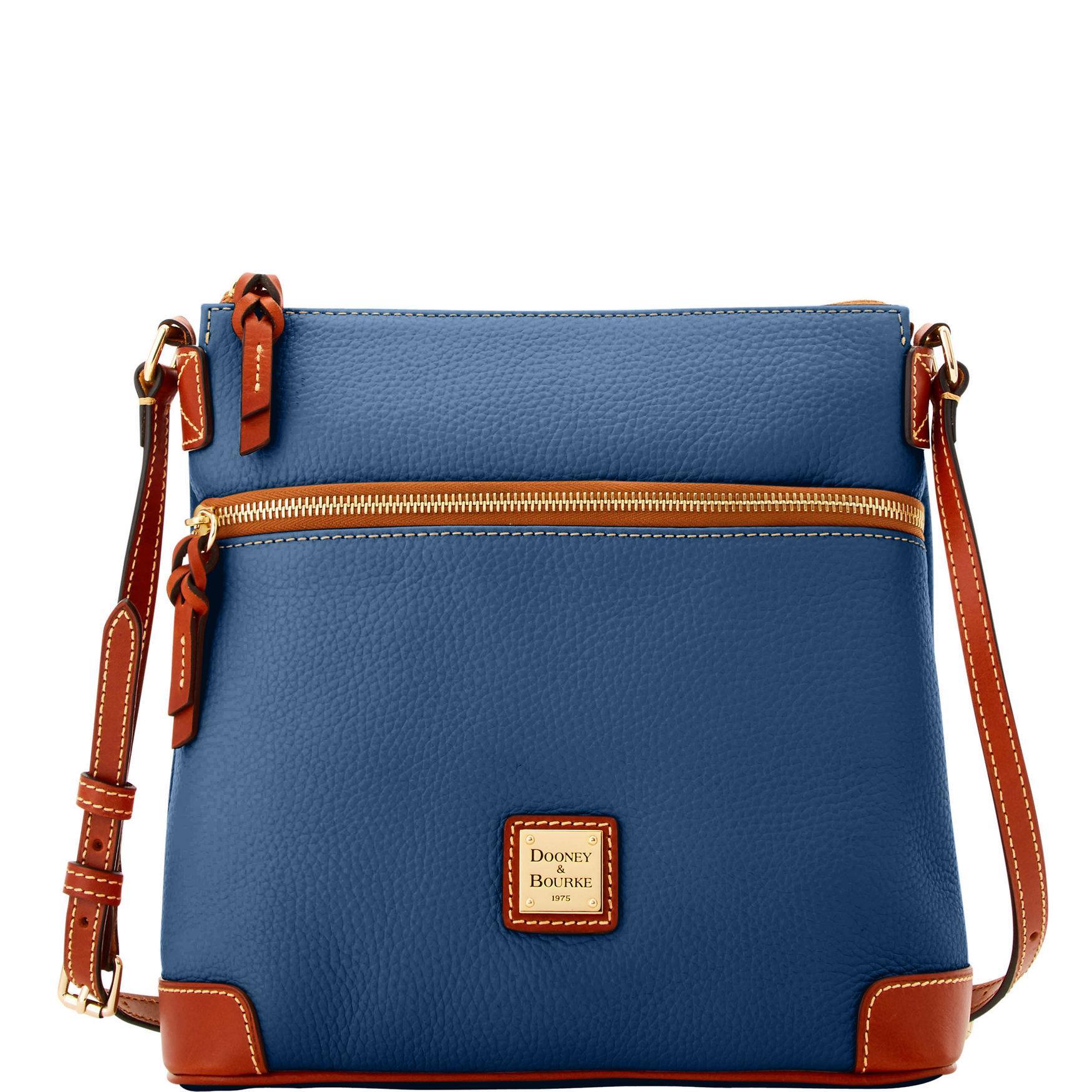 Dooney & Bourke Womens Pebble Grain Crossbody Leather Shoulder Bag in Red Product Image