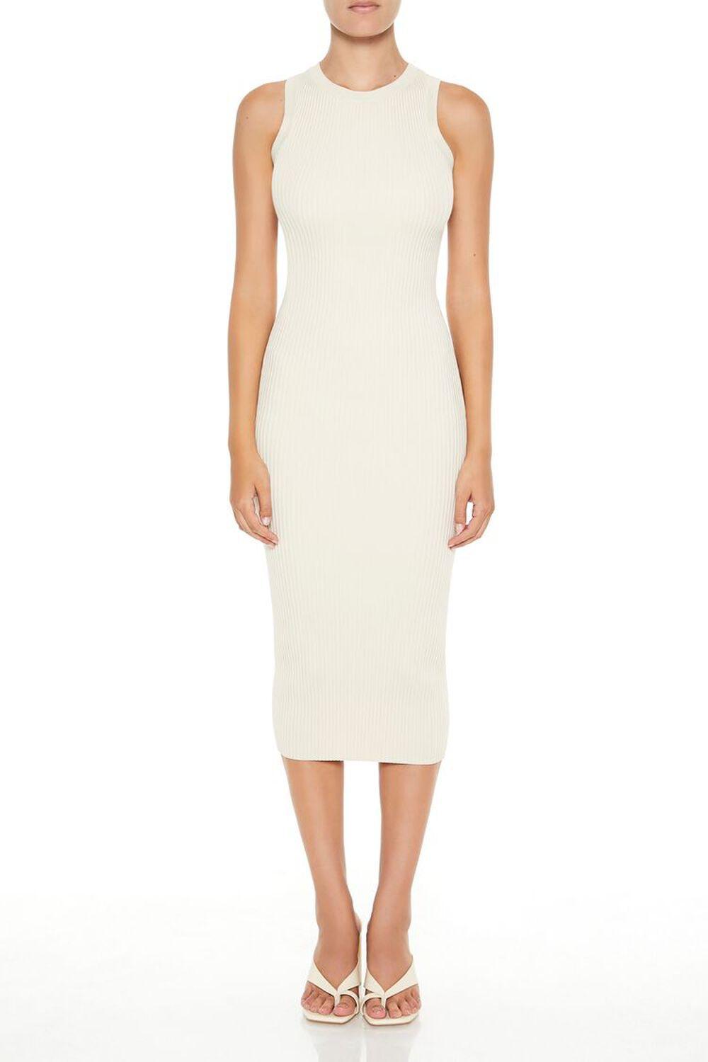 Sweater-Knit Bodycon Midi Dress | Forever 21 Product Image