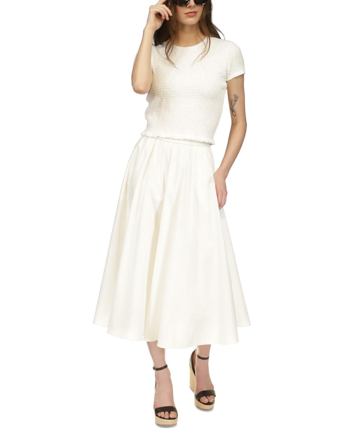 Michael Michael Kors Womens Pull-On Midi Skirt Product Image