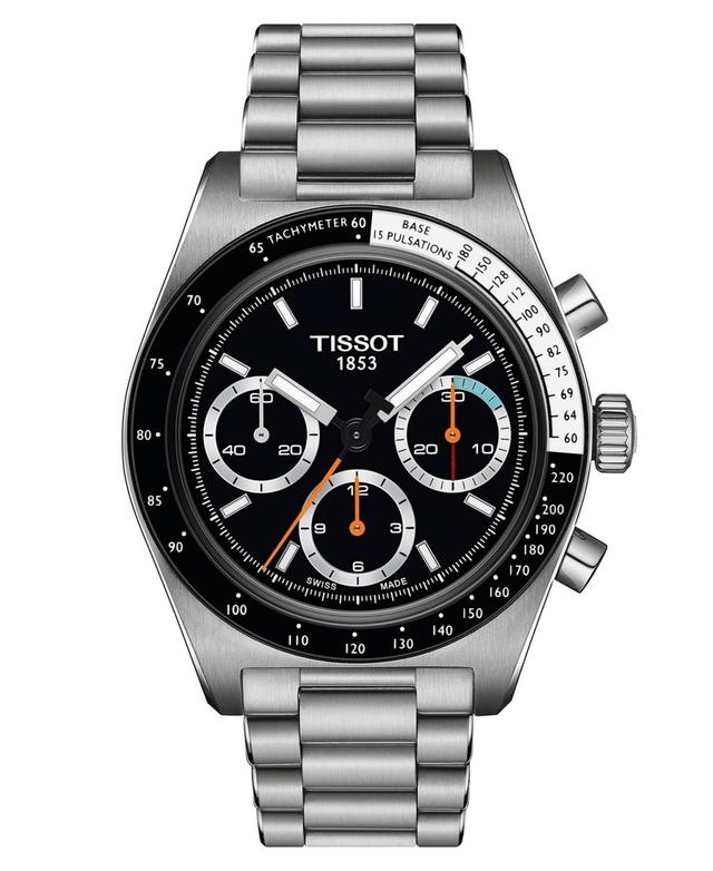 Tissot Mens Swiss Automatic Chronograph Prs 516 Stainless Steel Bracelet Watch 41mm Product Image