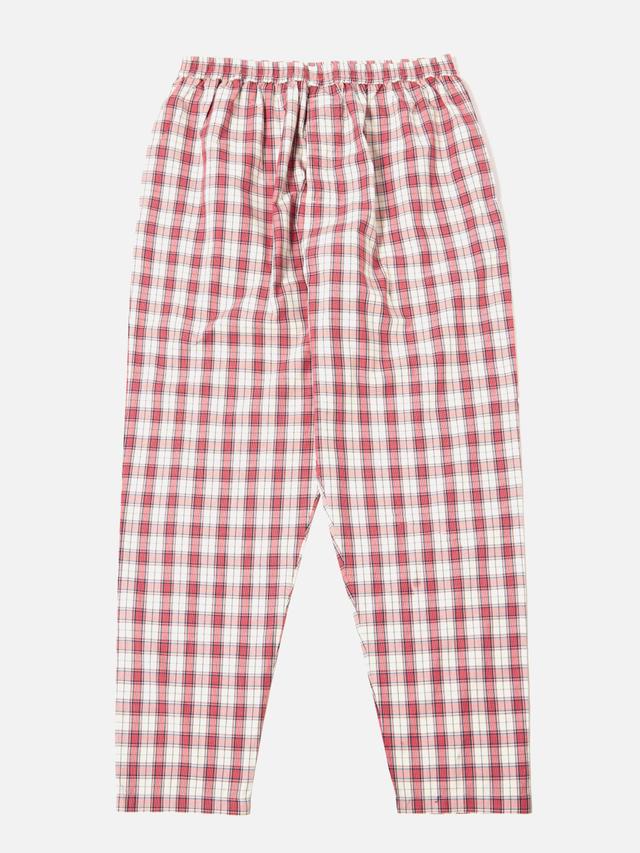 Universal Works Pyjama in Red Cotton Check Product Image