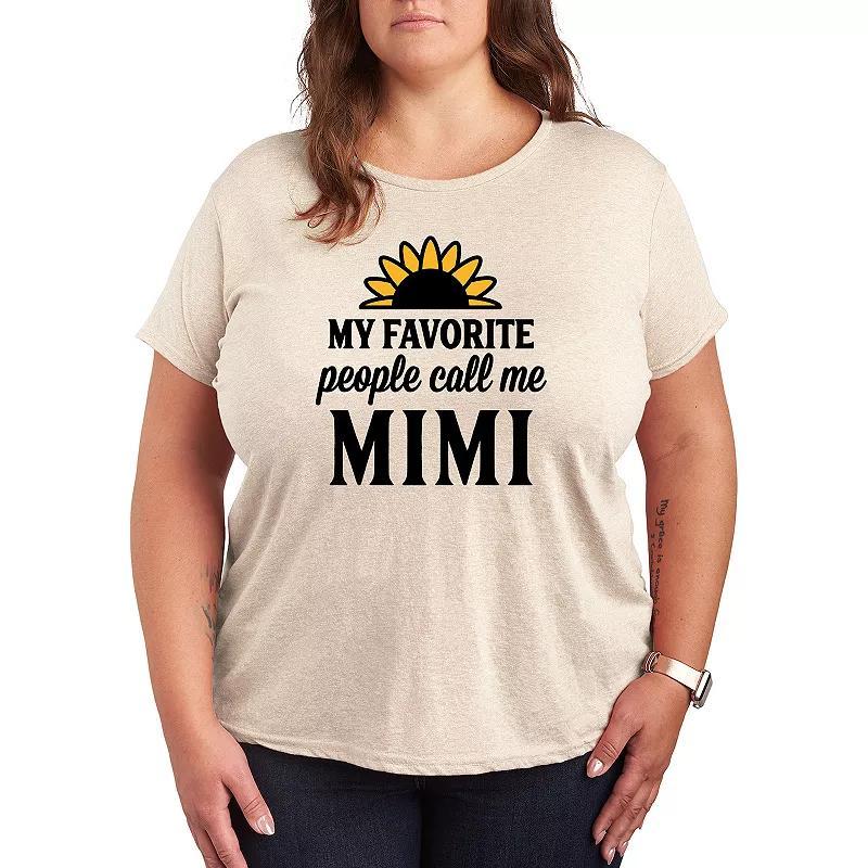 Plus Favorite People Mimi Graphic Tee, Womens Product Image