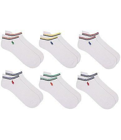 Polo Ralph Lauren Varsity Stripe Low Cut Socks 6 Product Image