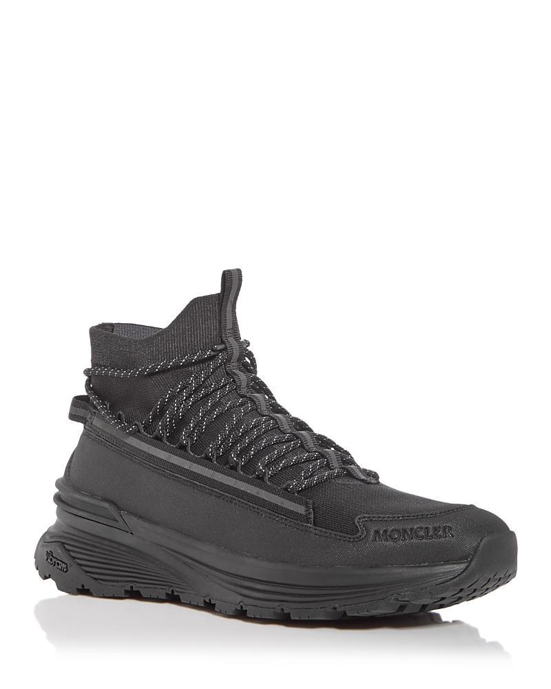 Moncler Mens Monte Runner Knit High Top Sneakers Product Image