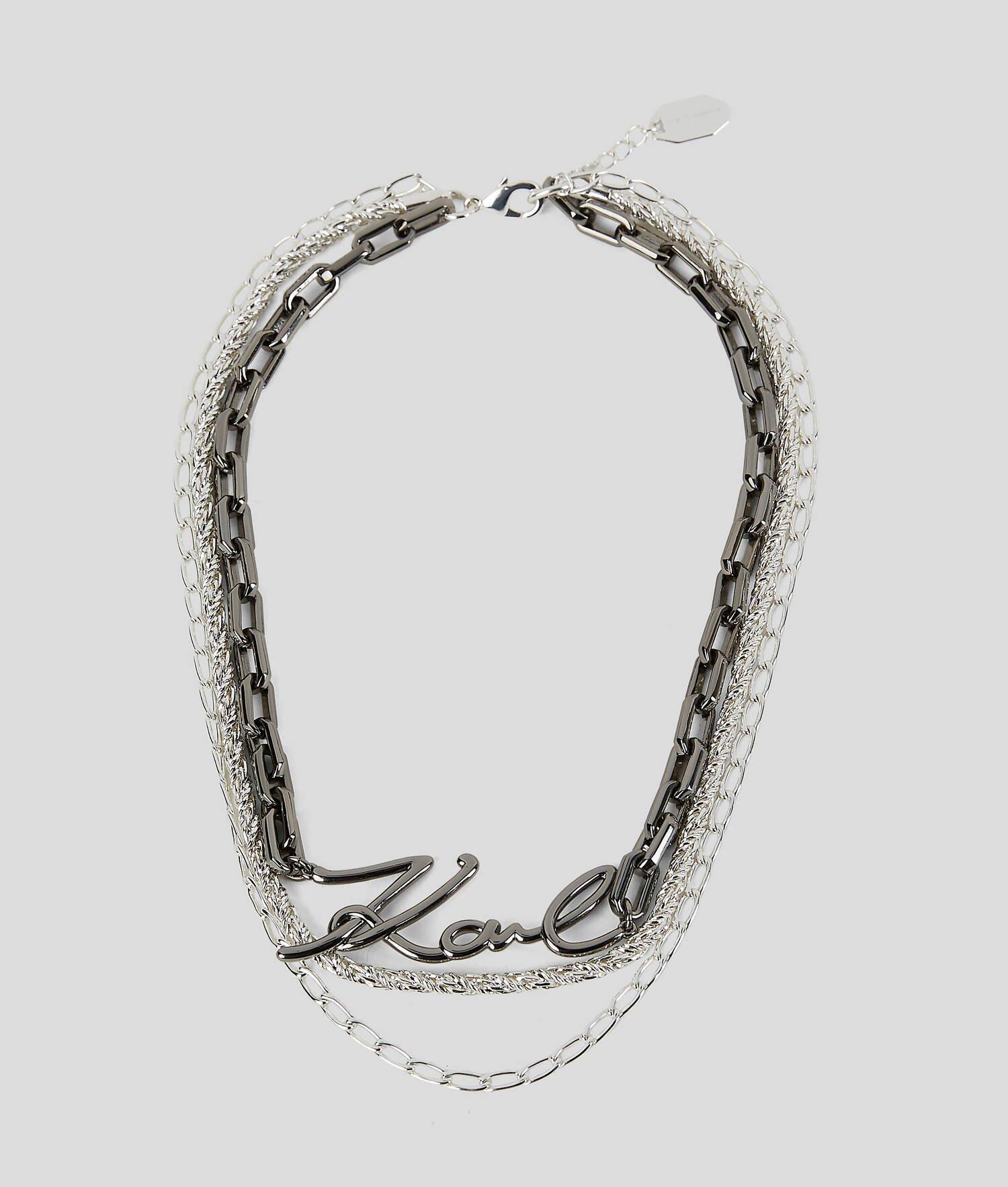 K/SIGNATURE MULTI-CHAIN NECKLACE Product Image