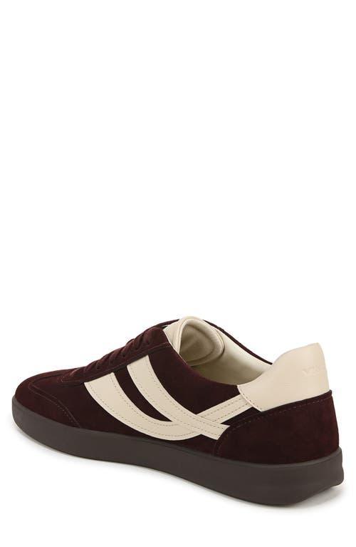 VINCE Men's Oasis Mixed Leather Low-top Sneakers In Bordeaux Product Image