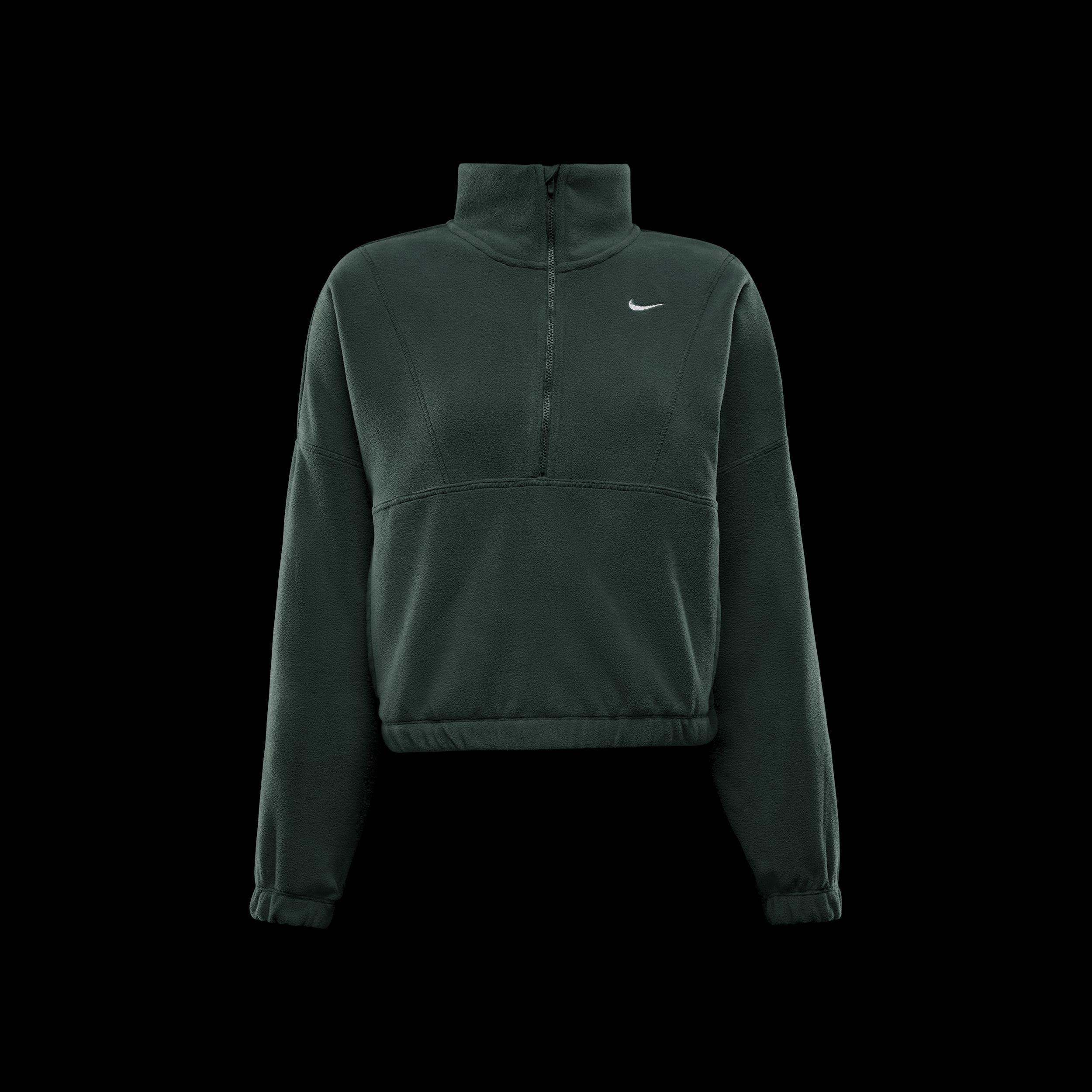 Nike Women's One Therma-FIT Oversized 1/2-Zip Fleece Top Product Image