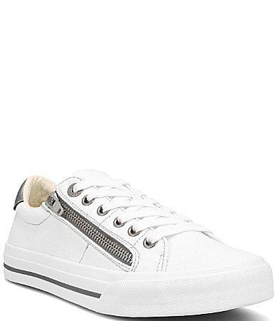 Taos Footwear Z-Soul Canvas Oxford Zip Detail Sneakers Product Image