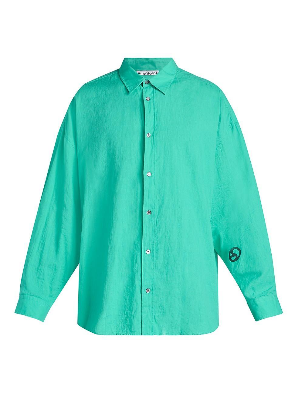 Mens Setar Cotton Button-Front Shirt Product Image