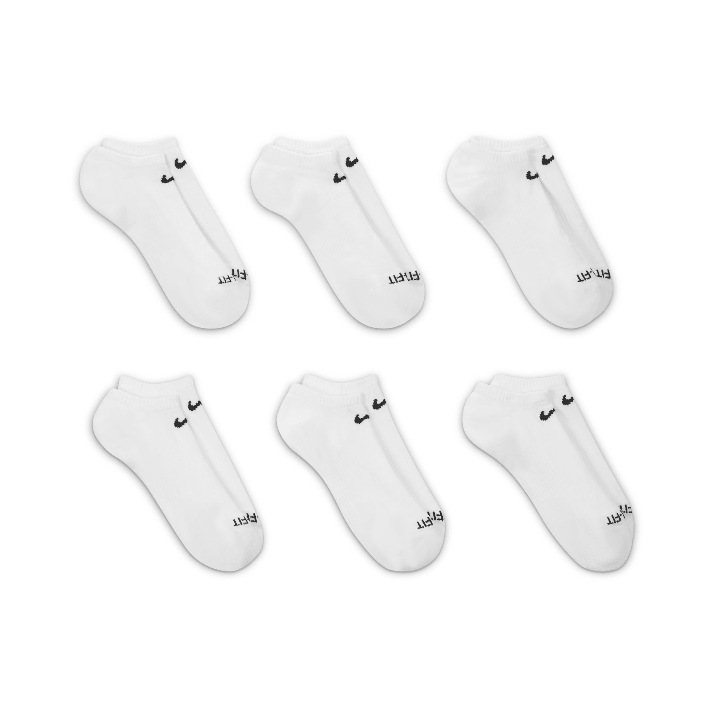 Nike Mens Nike 6 Pack Dri-FIT Plus No Show Socks - Mens Product Image