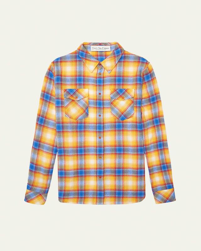 Mens Canyon Sunrise Tartan Sport Shirt Product Image