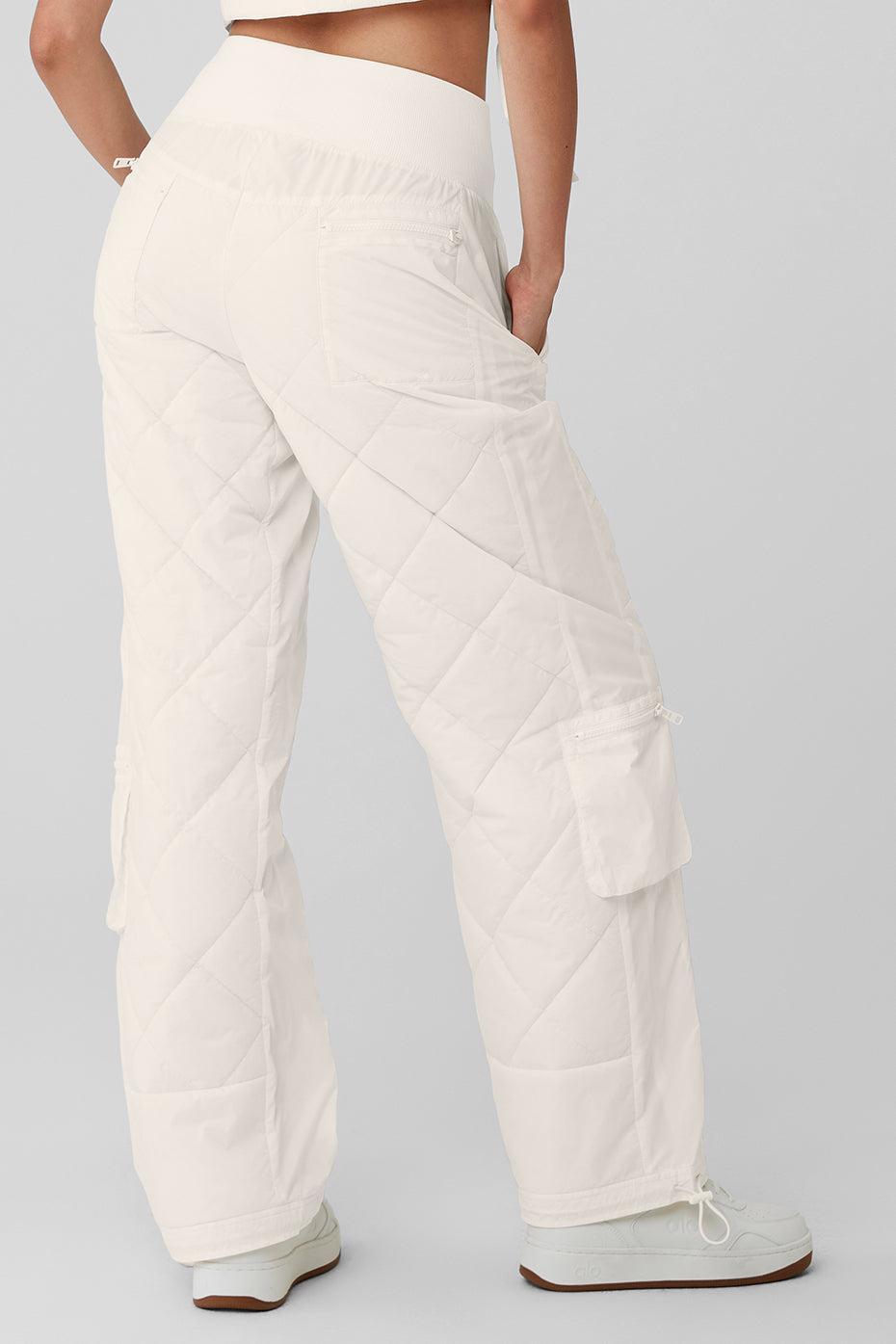 High-Waist Snowrider Puffer Pant - Ivory Female Product Image