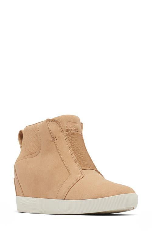 Sorel Out N About Waterproof Suede Pull On Wedge Booties Product Image