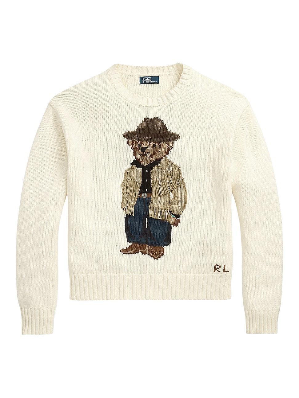 Womens Cowbow Polo Bear Sweater Product Image