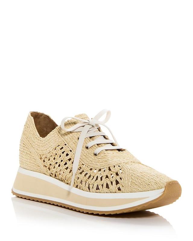 Womens Ozan2 Woven Raffia Low-Top Sneakers Product Image