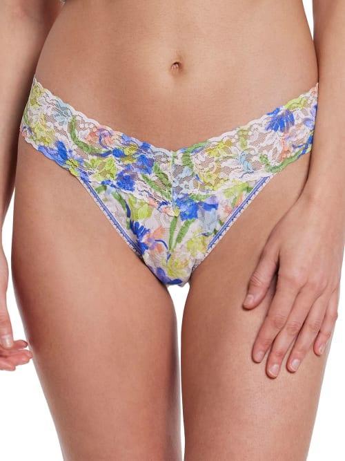 Hanky Panky Print Lace Original Rise Thong Product Image