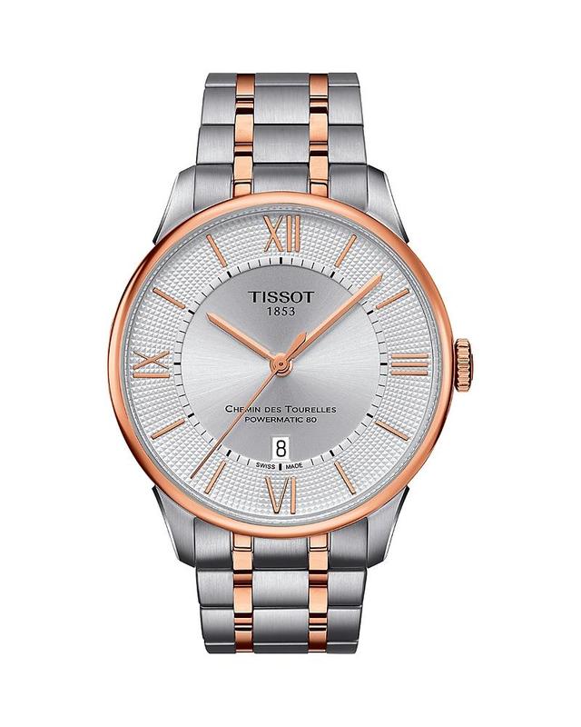 Tissot Chemin des Tourelles Powermatic 80 Two Tone Watch, 42mm Product Image