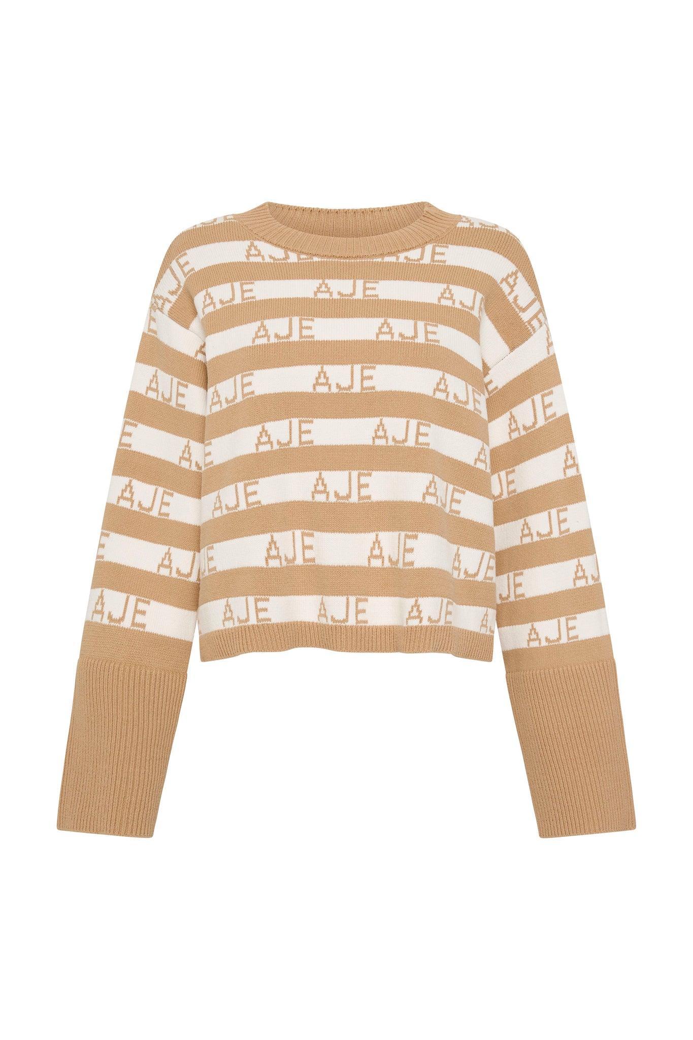 Story Oversized Striped Knit Product Image