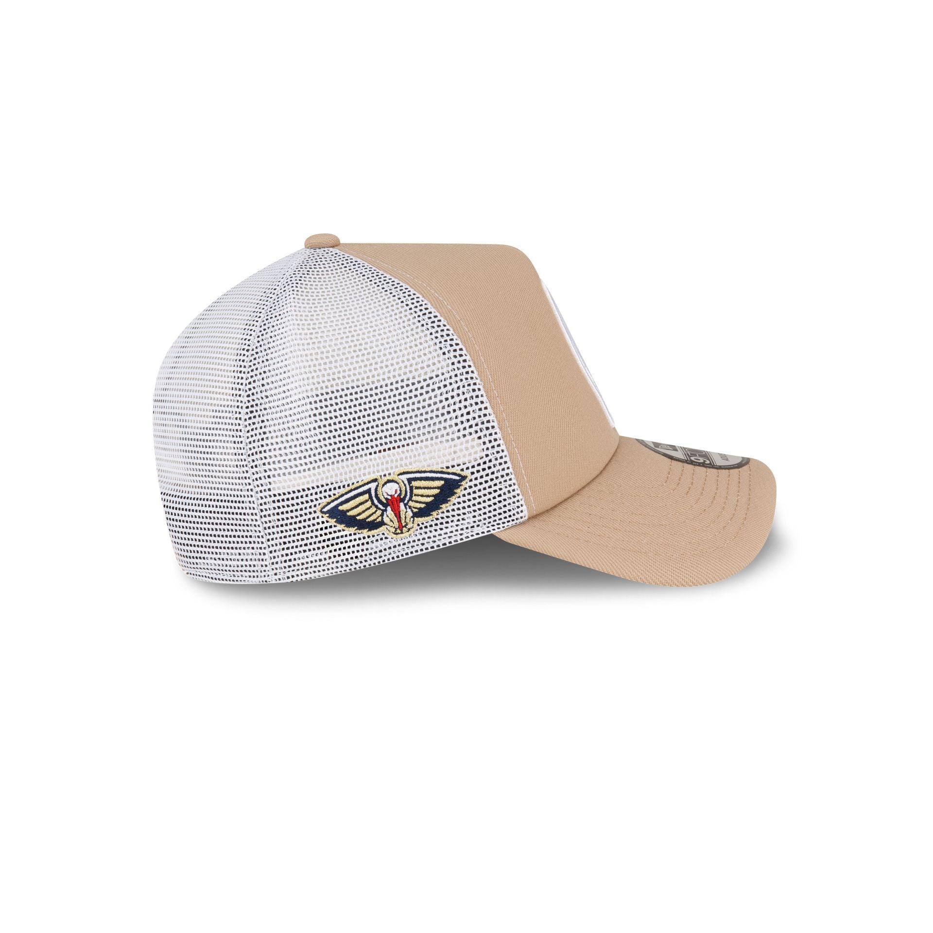 New Orleans Pelicans Logoman 9FORTY A-Frame Snapback Hat Male Product Image