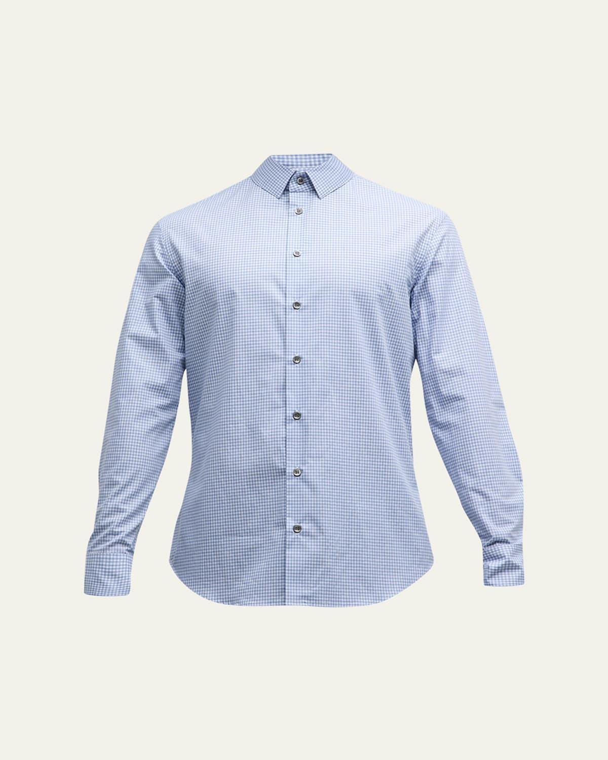 Mens Micro-Box Cotton Sport Shirt Product Image