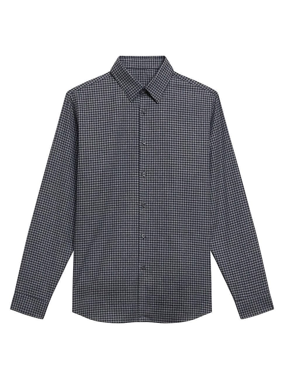 Mens Irving Gingham Button-Up Shirt Product Image