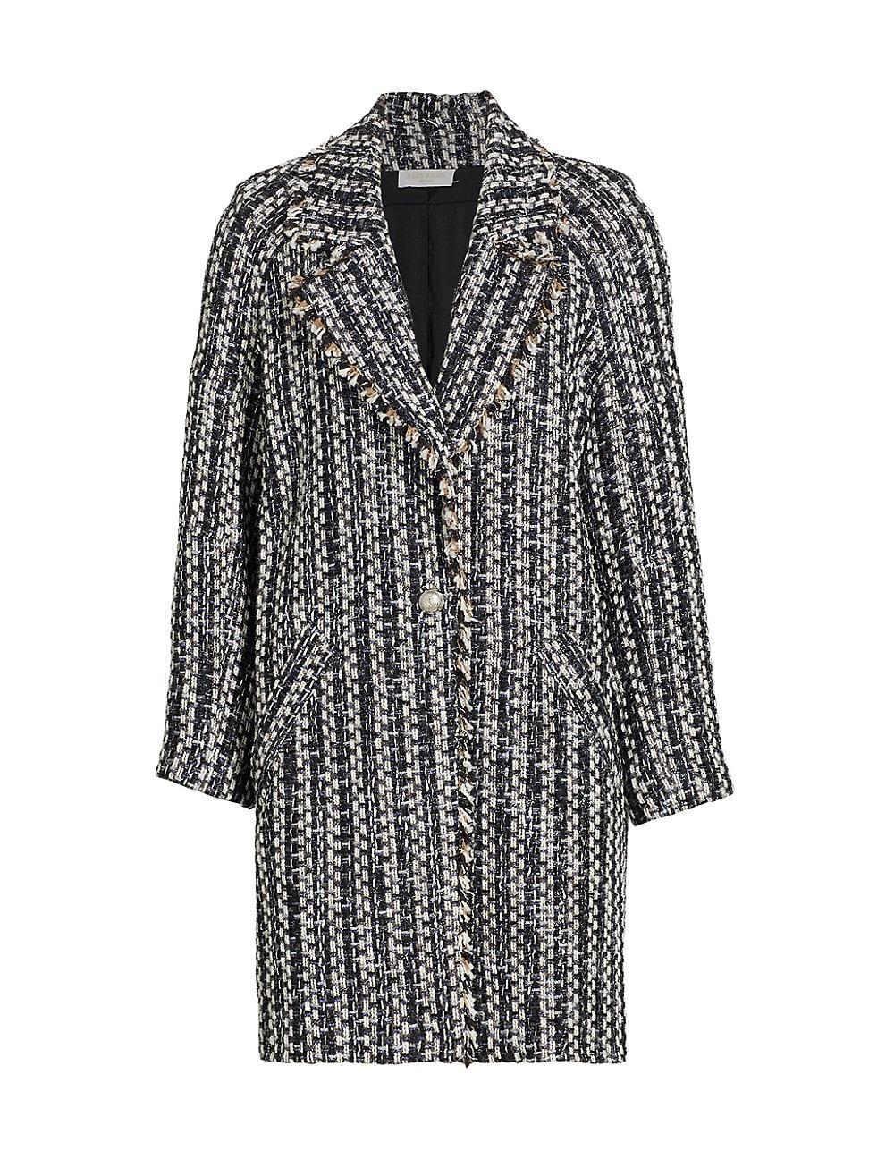 Womens Valeria Metallic Tweed Jacket Product Image