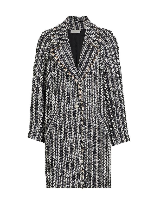 Womens Valeria Metallic Tweed Jacket Product Image