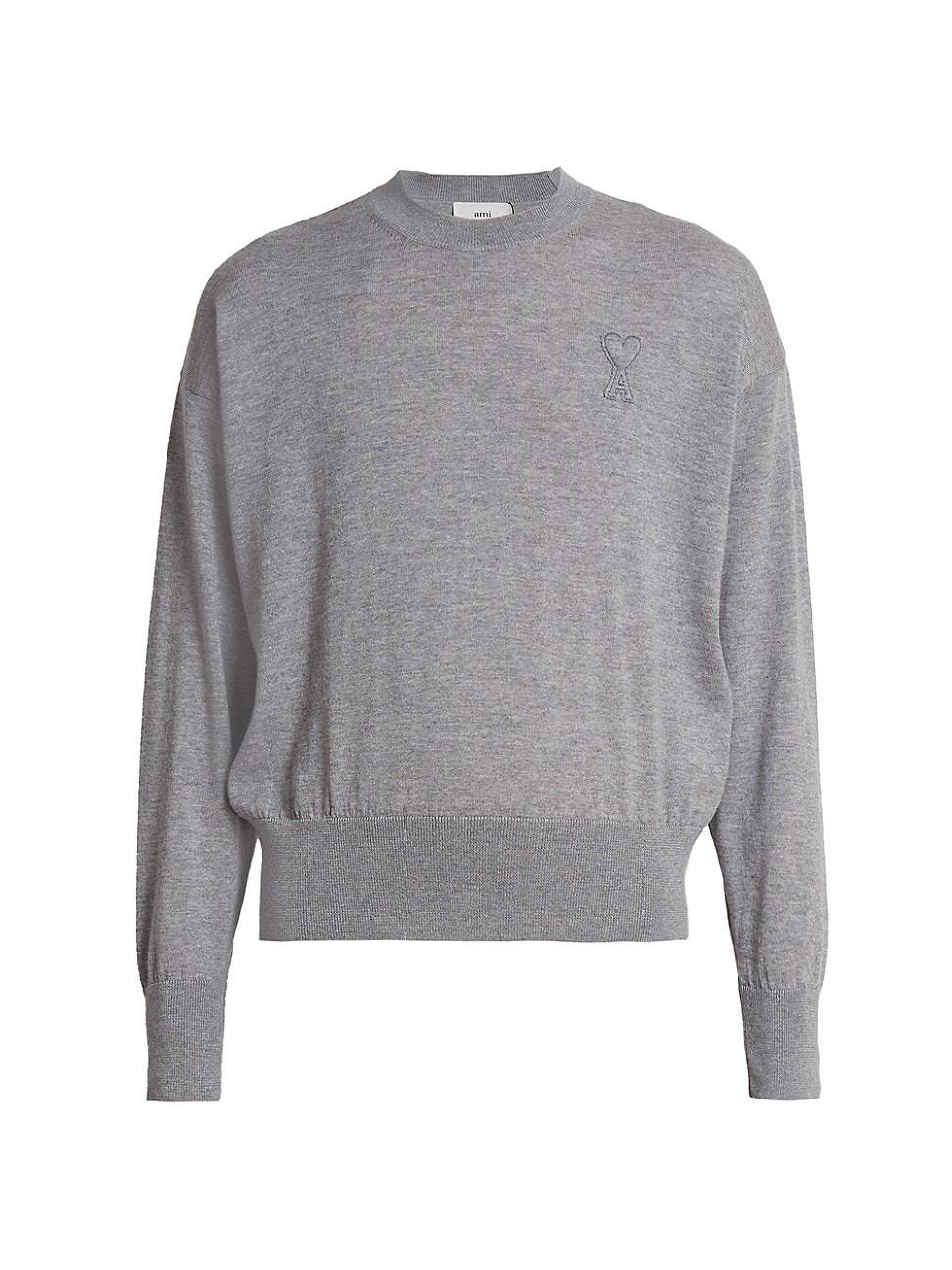 Mens Ami De Coeur Wool Crewneck Sweater Product Image