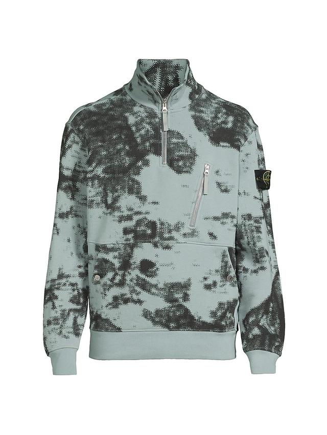 Mens Earth Camo Cotton Sweatshirt Product Image