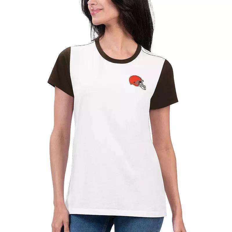 Womens G-III 4Her by Carl Banks White/Black Cincinnati Bengals Fashion Illustration T-Shirt Product Image