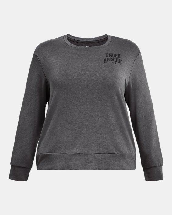 Women's UA Rival Terry Graphic Crew Product Image