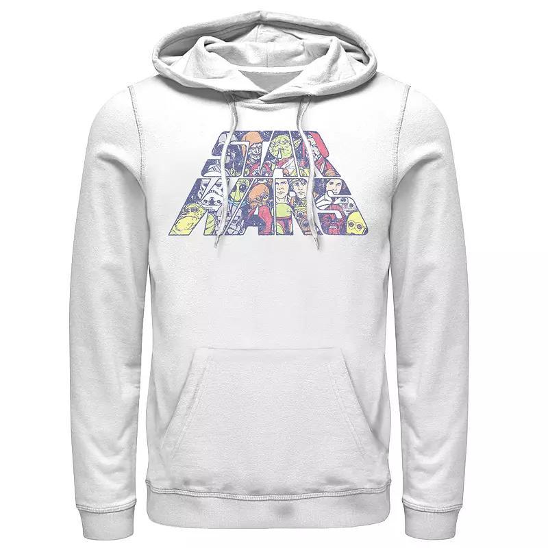 Mens Star Wars Logo Character Fill Hoodie Product Image