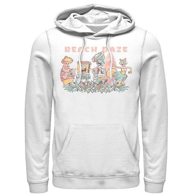 Mens SpongeBob Beach Daze Group Party Hoodie Product Image