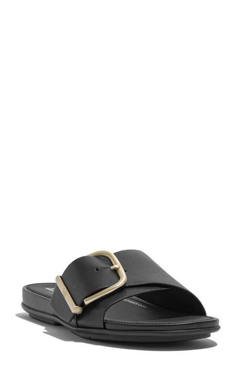 FitFlop Womens Gracie Maxi-Buckle Slide Sandals Product Image