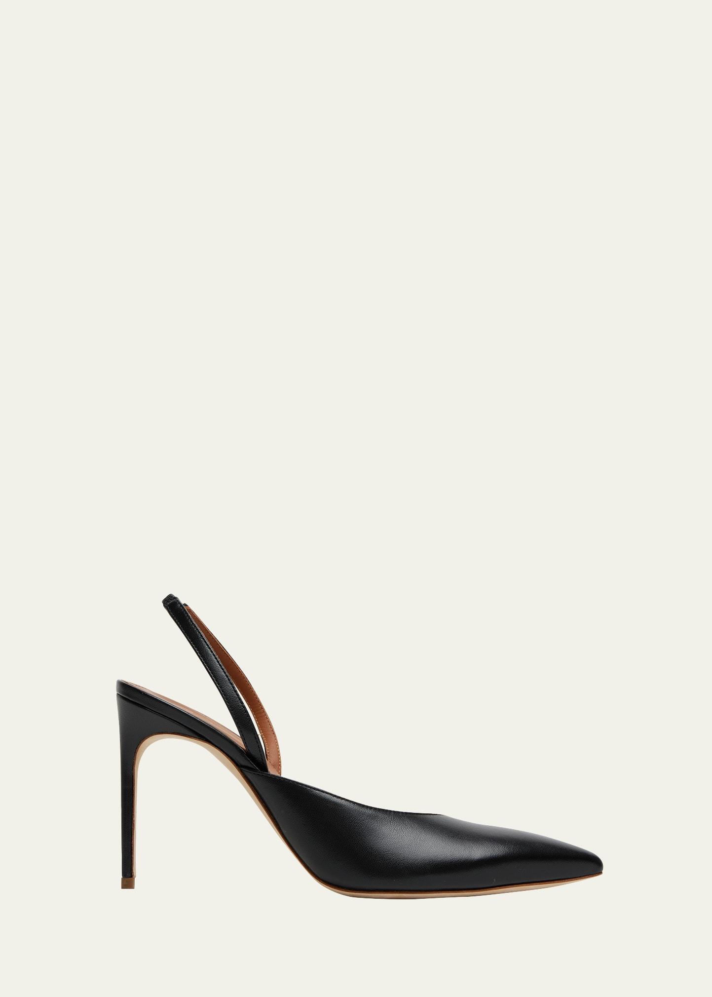 Napa Leather Slingback Pumps Product Image